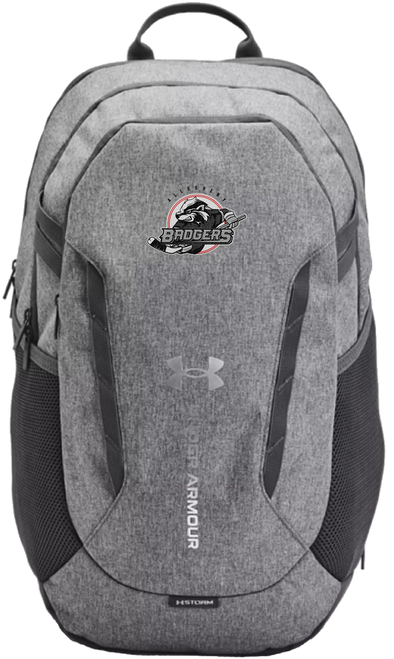 Allegheny Badgers UA Hustle 6.0 Team Backpack