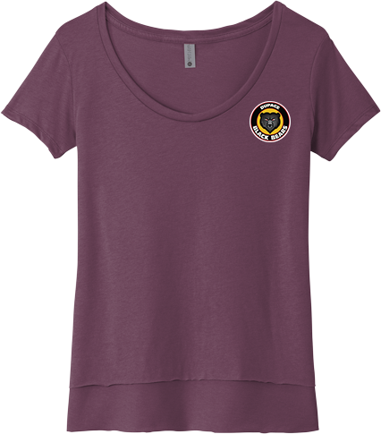 Dupage Black Bears Womens Festival Scoop Neck Tee