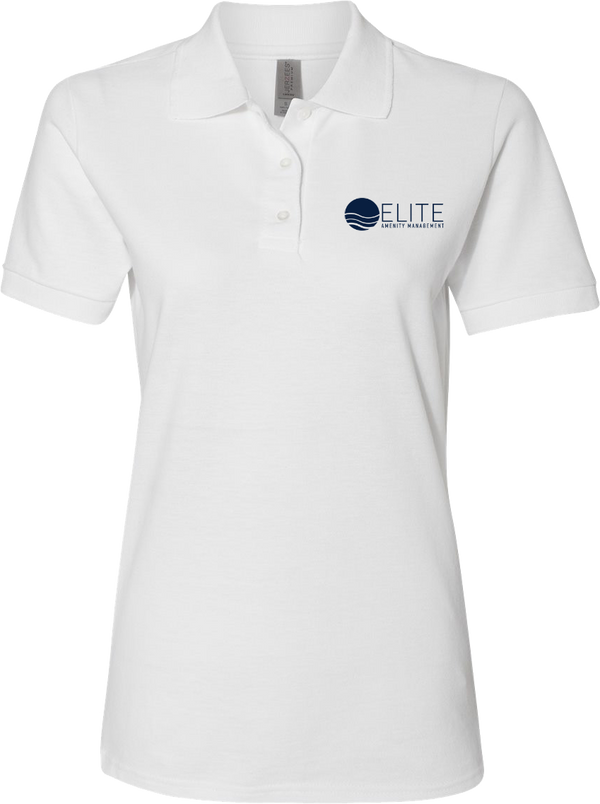 Women's Elite Cotton Pique Printed Polo