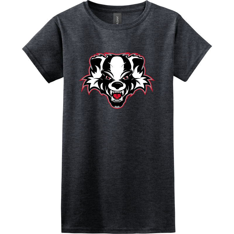 Scary Badgers Softstyle Ladies' T-Shirt