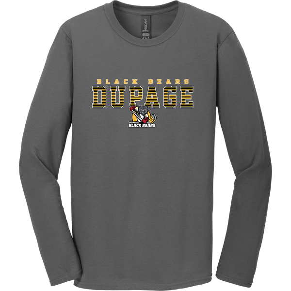 Dupage Black Bears Softstyle Long Sleeve T-Shirt