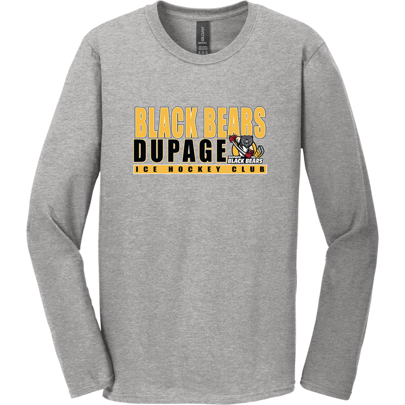 Dupage Black Bears Softstyle Long Sleeve T-Shirt