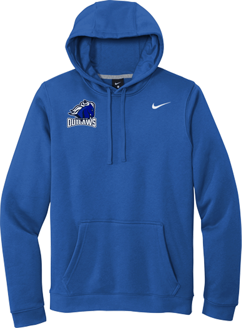 Brandywine Outlaws Nike Club Fleece Pullover Hoodie