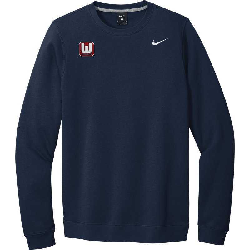 CT Whalers Tier 1 Nike Club Fleece Crew