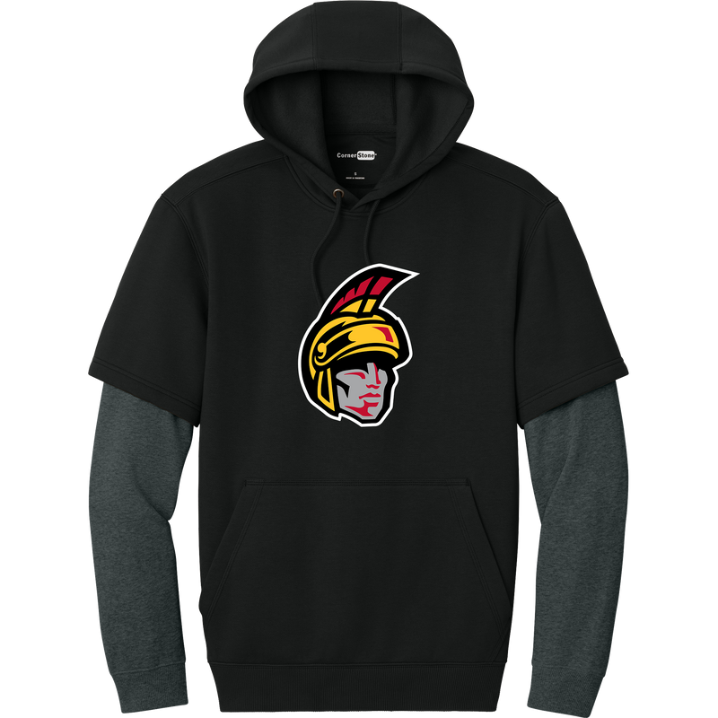 Seacoast Spartans (Ice Hockey) Tough Fleece Layered Hoodie