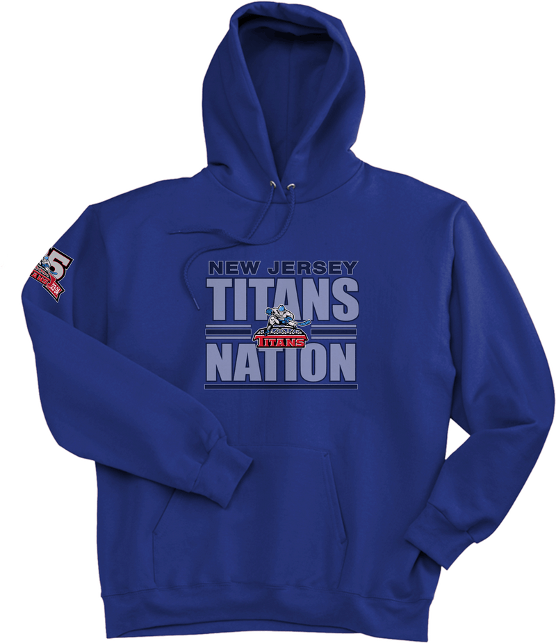 NJ Titans Ultimate Cotton - Pullover Hooded Sweatshirt