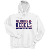 Philadelphia Rebels Ultimate Cotton - Pullover Hooded Sweatshirt