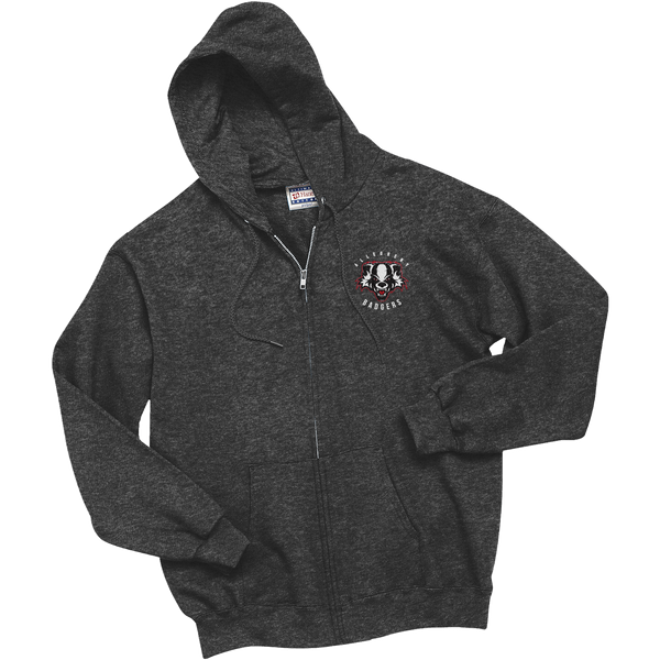 Scary Badgers Ultimate Cotton - Full-Zip Hooded Sweatshirt