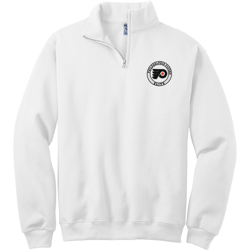 Philadelphia Flyers Elite NuBlend 1/4-Zip Cadet Collar Sweatshirt