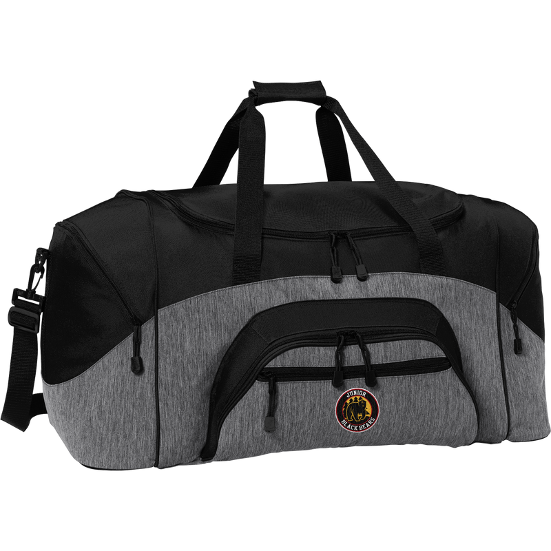 MD Jr. Black Bears Standard Colorblock Sport Duffel