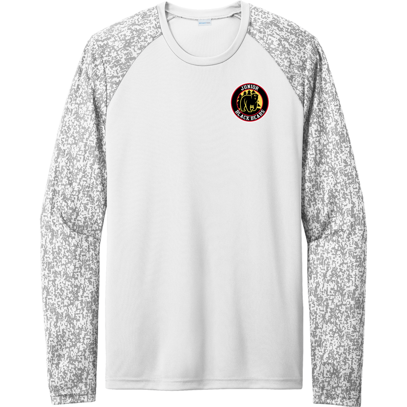 MD Jr. Black Bears Long Sleeve Digi Camo Tee