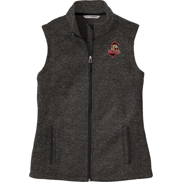 Jersey Shore Wildcats Ladies Sweater Fleece Vest