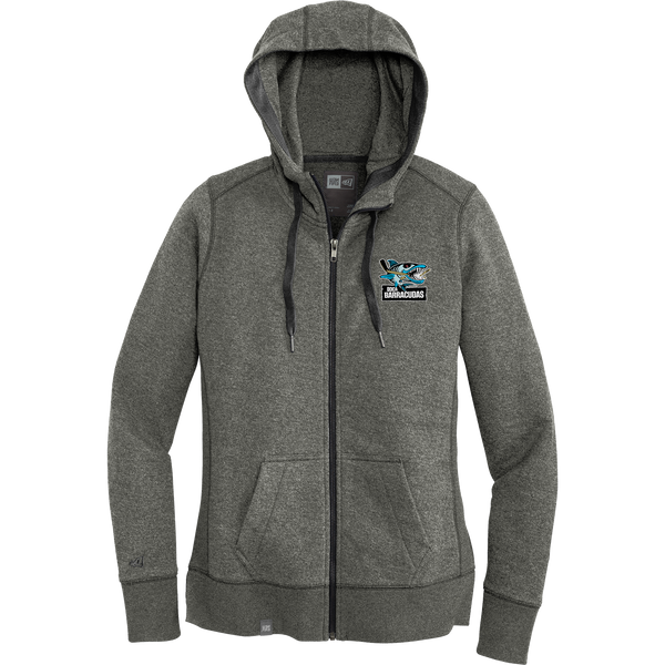 Boca Barracudas New Era Ladies French Terry Full-Zip Hoodie