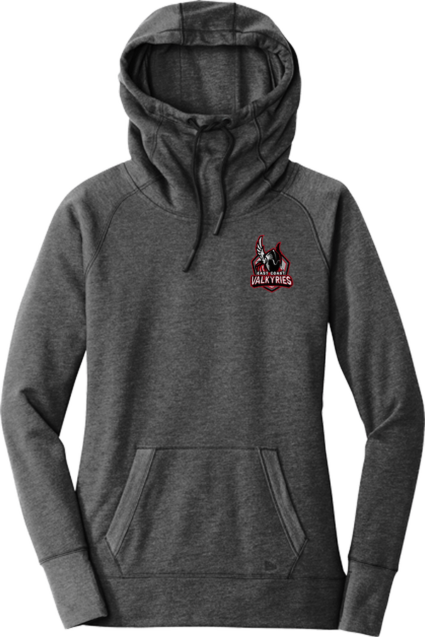 NJ Valkyries New Era Ladies Tri-Blend Fleece Pullover Hoodie