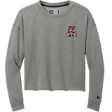 Princeton Tiger Lilies New Era Ladies Tri-Blend Fleece Crop Crew