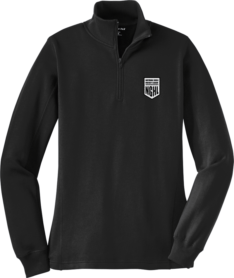 NGHL Ladies 1/4-Zip Sweatshirt