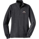 Scary Badgers Ladies 1/4-Zip Sweatshirt