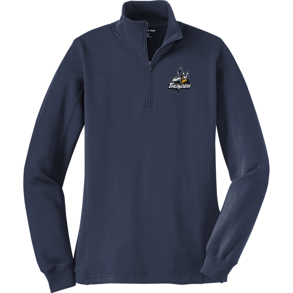 Mon Valley Thunder Ladies 1/4-Zip Sweatshirt