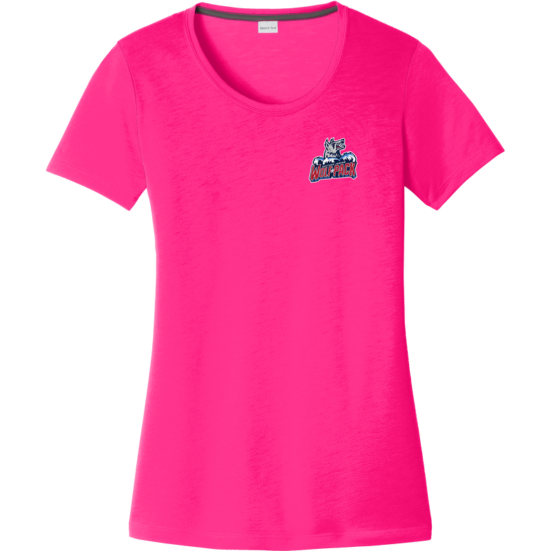 Hartford Jr. Wolfpack Ladies PosiCharge Competitor Cotton Touch Scoop Neck Tee