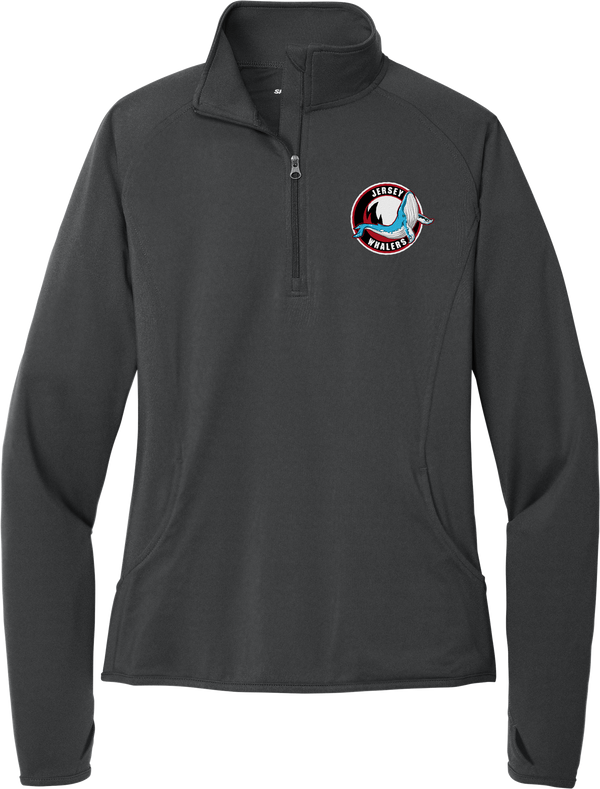 Jersey Shore Whalers Ladies Sport-Wick Stretch 1/4-Zip Pullover