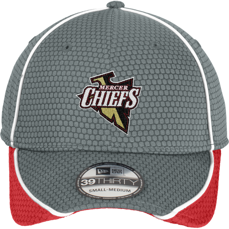 Mercer Chiefs New Era Hex Mesh Cap