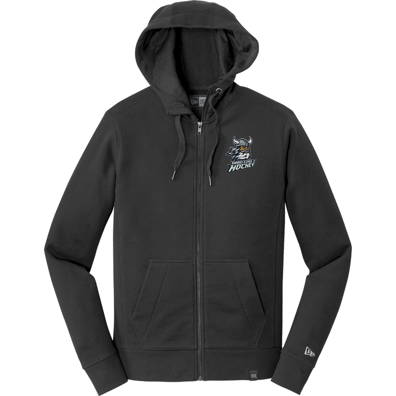 Hard Edge Hockey New Era French Terry Full-Zip Hoodie