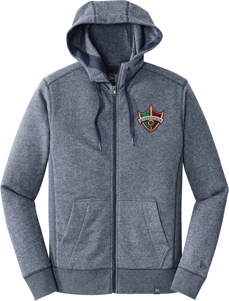 Delaware Ducks New Era French Terry Full-Zip Hoodie