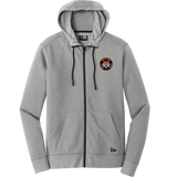 Princeton Jr. Tigers New Era Tri-Blend Fleece Full-Zip Hoodie