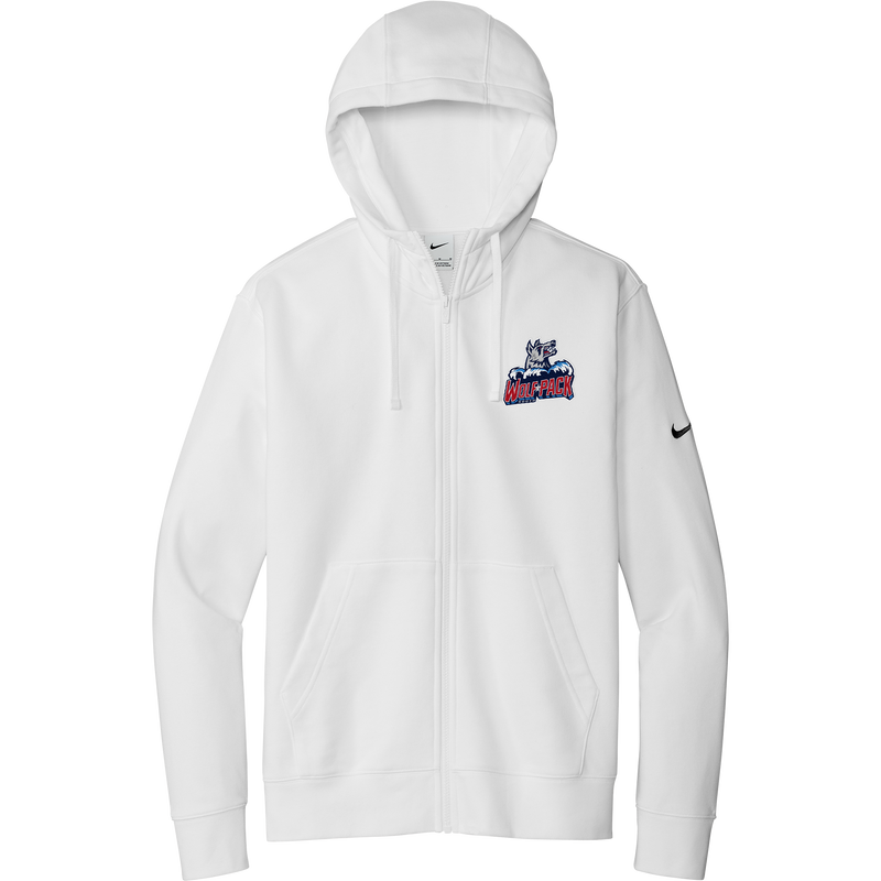 CT Wolfpack South Nike Club Fleece Sleeve Swoosh Full-Zip Hoodie