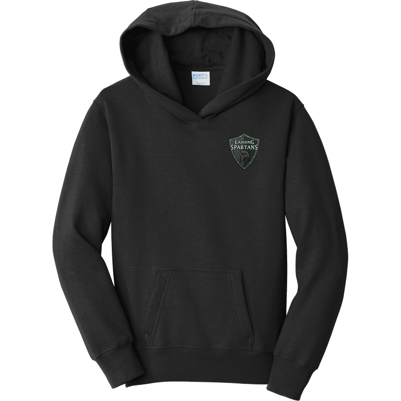 Lansing Spartans Youth Fan Favorite Fleece Pullover Hooded Sweatshirt