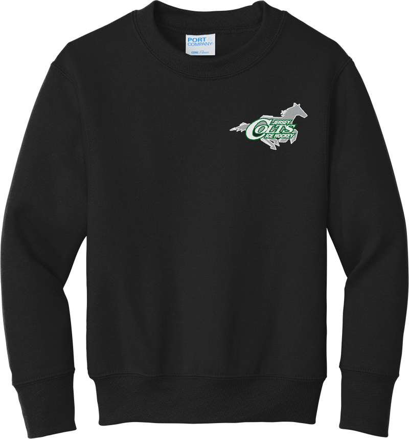 NJ Colts Youth Core Fleece Crewneck Sweatshirt