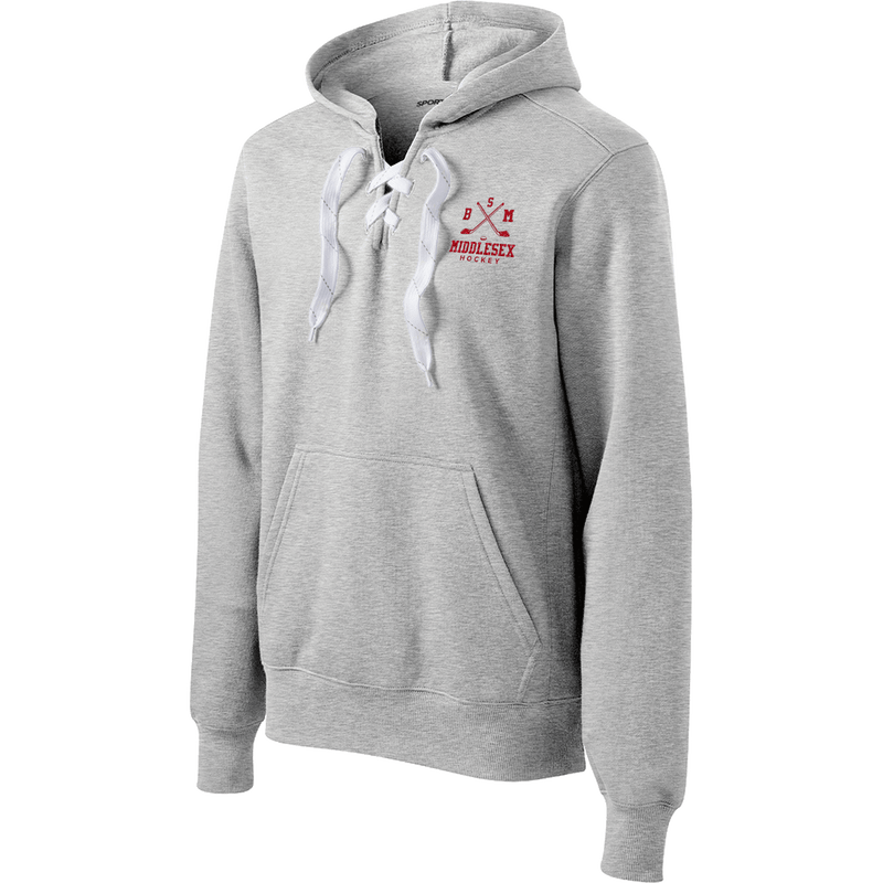 BSM Middlesex Lace Up Pullover Hooded Sweatshirt