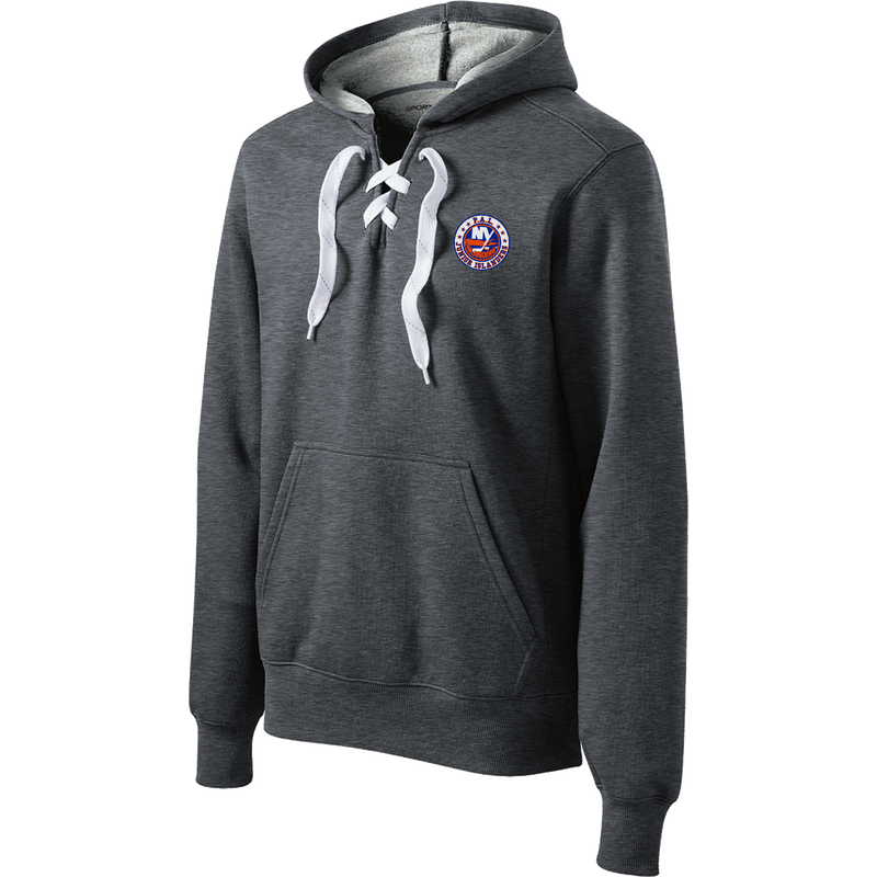 PAL Jr. Islanders Lace Up Pullover Hooded Sweatshirt