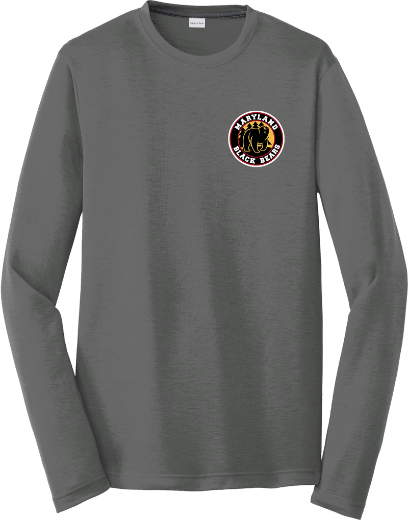 Maryland Black Bears Long Sleeve PosiCharge Competitor Cotton Touch Tee