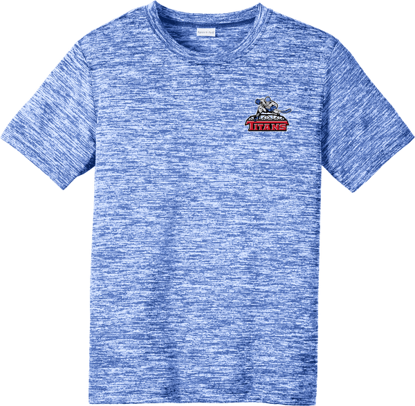 NJ Titans Youth PosiCharge Electric Heather Tee